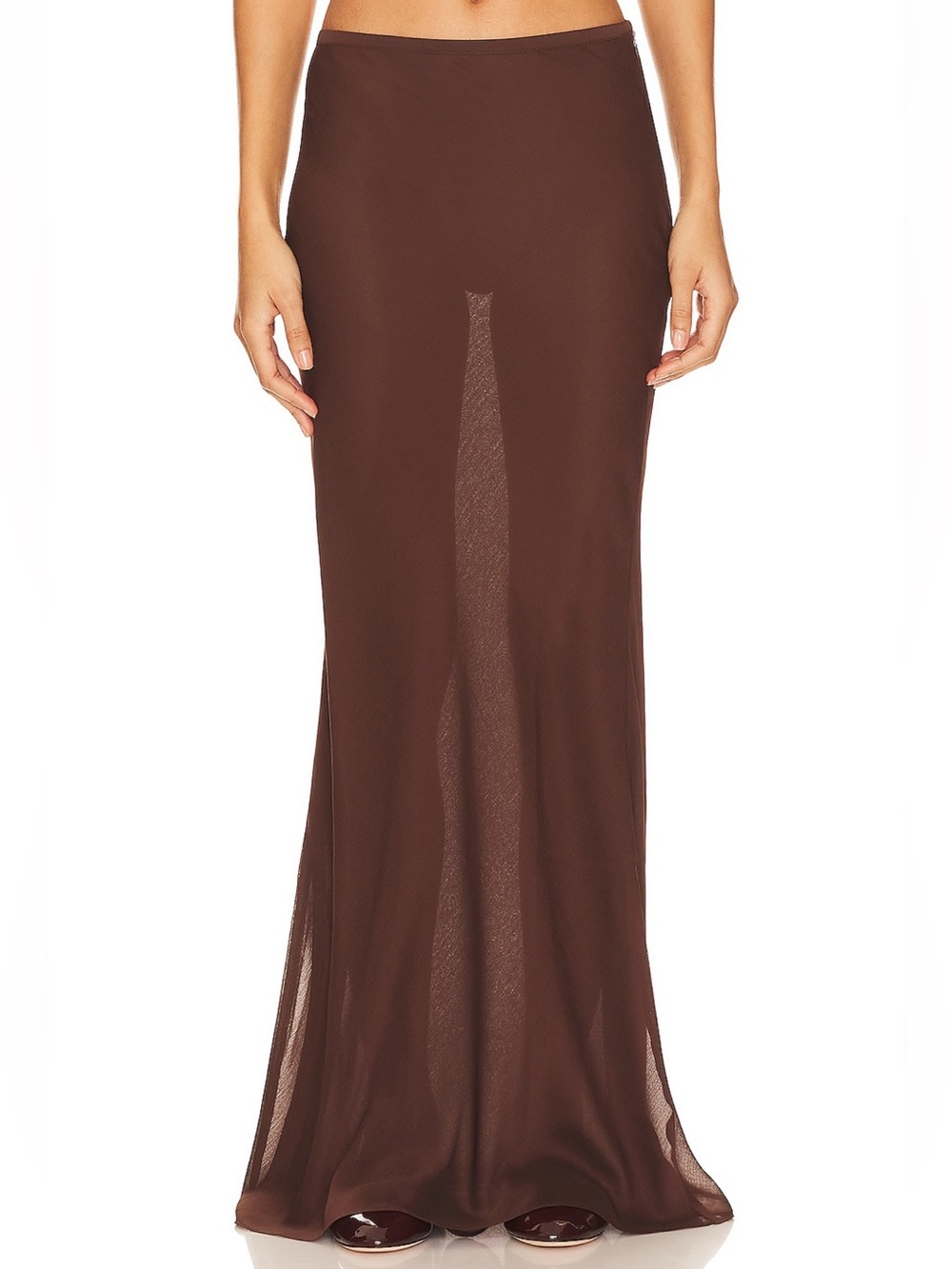 Lioness Brown Maxi Skirt